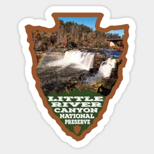 Little River Canyon National Preserve arrowhead Sticker